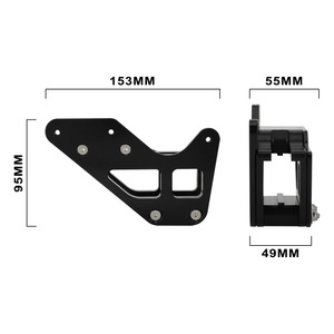 Jfg Độ chính xác cao bền màu Đen Phụ kiện xe máy CNC nhôm chuỗi bảo vệ Hướng dẫn bảo vệ cho dr650 - Product Image 5