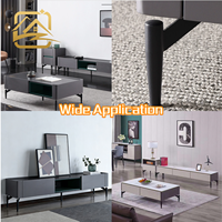 Pieds de canapé modernes en tube de fer chromé 15cm/18cm, robustes et durables pour canapé, lit, armoire, salle à manger, extérieur, salon