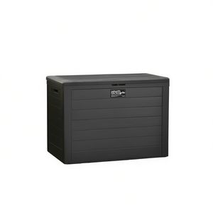 Boîte de rangement pour patio anthracite 38,7x17,3x21,7 pouces, conteneur extérieur étanche - Product Image 1