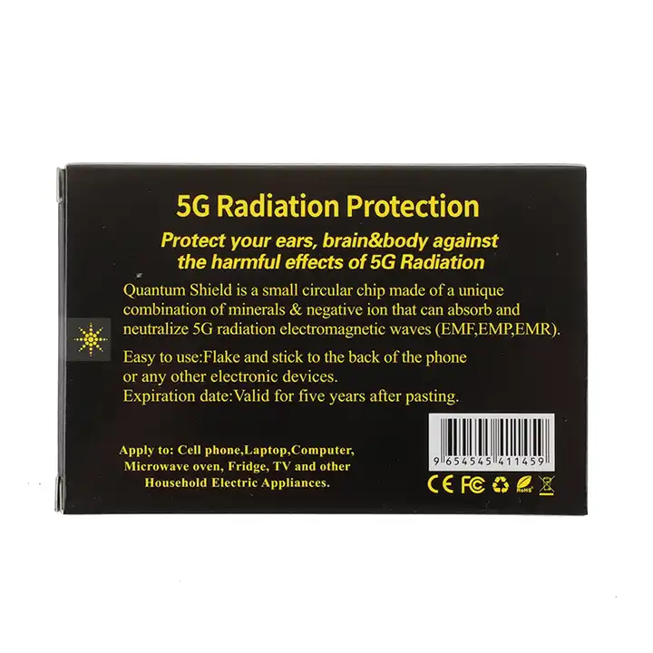 6pcs EMF Protection Cell Phone Sticker Anti Radiation Protector Sticker EMF Blocker for Phones iPad Laptop, Men's, Size: One size, Gold