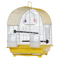 Cage à oiseaux en métal démarreur Complet petit oiseau canari finch cage blanche