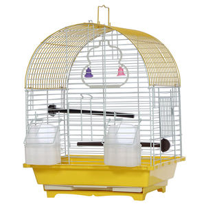 Pájaro <span class=keywords><strong>de</strong></span> metal jaula completa <span class=keywords><strong>de</strong></span> pájaro <span class=keywords><strong>pequeño</strong></span> canario finch blanco jaula con cuencos kandang <span class=keywords><strong>de</strong></span> burung - Product Image 5