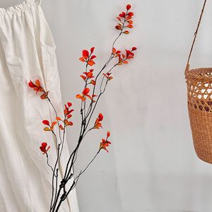 Branches artificielles d'automne Yasunobu avec des feuilles rouges pour la décoration de la maison, de l'hôtel, les arrangements floraux, les accessoires de paysagisme - Product Image 4