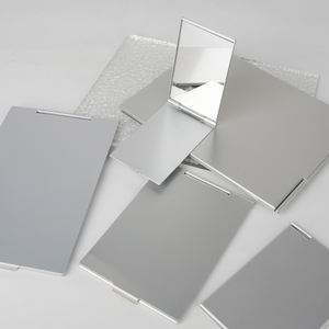 HQ Mixed Proc Discount Ultra-Slim Aluminum Desktop Makeup <b>Mirror</b> Multi-Size Folding <b>Compact</b> Vanity Portable Cosmetic <b>Mirror</b> - Product Image 2