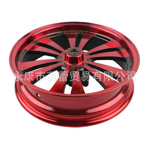 Accessoires pour véhicules électriques Red Falcon 6200, moyeu de roue en alliage d'aluminium de 13 pouces pour motos et VTT, rouge - Product Image 4