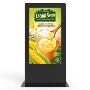 Kiosco Publicitario con Pantalla Táctil Capacitiva para Exteriores, Resistente al Agua IP55, de 43, 49, 55 y 65 Pulgadas, Señalización <span class=keywords><strong>Digital</strong></span> LCD, Tótem <span class=keywords><strong>Digital</strong></span> - Product Image 1
