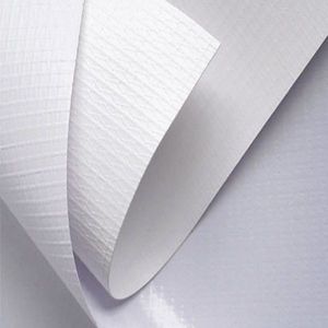 Bannière brillante frontlit 430 g/m² 1,27 m x 50 m blanche durable pour boîte à lumière, imprimée jet d'encre, compatible encre éco/<span class=keywords><strong>sol</strong></span>/UV/sérigraphie - Product Image 1