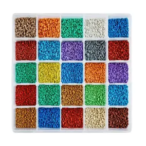 Various color cheap recycled sports flooring epdm rubber granule for football soccer basketball playground field