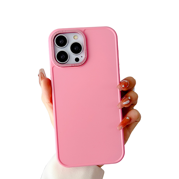 Custom Logo Soft TPU for iPhone 15 14 11 12 XR XS Shockproof Phone Case with Camera Protector Solid Color Mobile Phone Cases