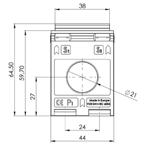 ASR 201.3 – Trasformatore di corrente a barra tubolare - Product Image 2