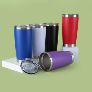 Vaso de Metal Multicolor de 20 oz con Logotipo Personalizado, Vaso Térmico Aislado al Vacío de Acero Inoxidable para Bebidas Frías y Calientes, Taza de Viaje para Café - Product Image 2