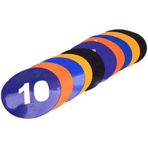 Fabriek Groothandel Van Hoge Kwaliteit Voetbal Trainingsapparatuur Pvc 30Cm Marker Disc Kegel Voetbal Training Platte Marker Kegel - Product Image 2