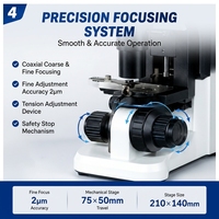 Trinocular Inverted Metallurgical Microscopes with Auto Focus LED Display 1920x1080 Camera Resolution for Metallurgical Analysis