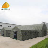 Maison de tente gonflable avec pièces détachables-Tente d'air spacieuse pour les événements de glamping et les opérations de camp de base