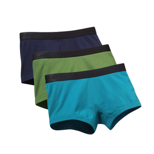 Mens Cotton Mid-Rise Knitted <b>Boxer</b> Briefs Athletic Comfort High Quality Breathable Wholesale OEM Supplier - Product Image 2