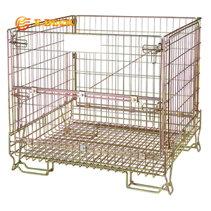 Özelleştirilmiş Bordo Burbon Şarap Şişeleri Depolama İstiflenebilir Ağır Hizmet Tipi Metal Şarap Kafesi - Product Image 2