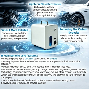 <span class=keywords><strong>Kit</strong></span> de <span class=keywords><strong>voiture</strong></span> à <span class=keywords><strong>hydrogène</strong></span> PEM de 675 ml avec économie de carburant de 15 à 25 % et générateur HHO écologique pour véhicules essence et <span class=keywords><strong>diesel</strong></span>, installation facile - Product Image 2