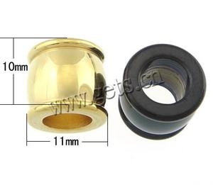 Lỗ Lớn Thép Không Gỉ Hạt Trống Lỏng Spacer Hạt Đối với Trang Sức Làm <span class=keywords><strong>DIY</strong></span> - Product Image 3