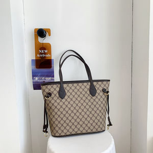 Bolso Tote de PU para Mujer, Diseño Geométrico, Cierre de Cremallera, Portátil, Anti-Robo, de Poliéster, de Diseño - Product Image 5