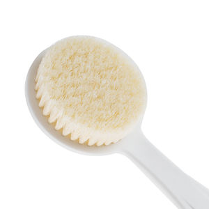 Nuovo lungo manico curvo spazzola per il corpo della doccia setole in Nylon per lavaggio posteriore del corpo spazzole da bagno per massaggio spugne per - Product Image 3