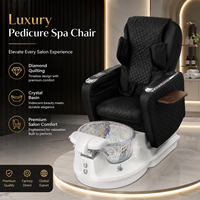 Fauteuil de pédicure électrique de luxe avec bassin pour les pieds, base en marbre, personnalisable, pour salon de manucure, spa, canapé de beauté, canapé de massage