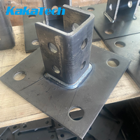 Plaque de base de poteau en acier inoxydable Unistrut c Channel Fitting