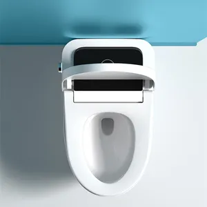 現代の衛生陶器自動オープンインテリジェントクローズスツール電子ビデバスルームスマートトイレタンク付き