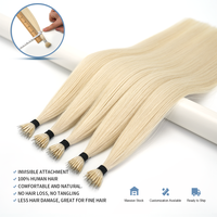 Extensions de cheveux humains russes Nano Ring Tip, qualité supérieure, double trame, cuticules intactes, couleur 603, par Raw Vendor