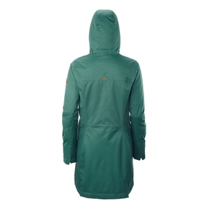 PIHA SPORTS Women's <b>Lightweight</b> Waterproof Breathable Windbreaker Hooded Trench <b>Coat</b> Active Outdoor <b>Long</b> Poncho 100% Polyester - Product Image 6
