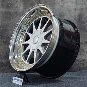 Jantes BKU 3 pièces 5x120 Triple Step Lip 15 16 17 18 pouces, jantes en alliage argentées pour <span class=keywords><strong>BMW</strong></span> M5 <span class=keywords><strong>E30</strong></span> <span class=keywords><strong>M3</strong></span> E34 E36 E46 E39 E32 - Product Image 5