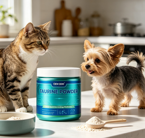 Poudre de <span class=keywords><strong>Taurine</strong></span> OEM ODM Marque Privée – Supplément pour Animaux de Compagnie à Haute Pureté, Soutien Acide Aminé pour Chats et Chiens - Product Image 3