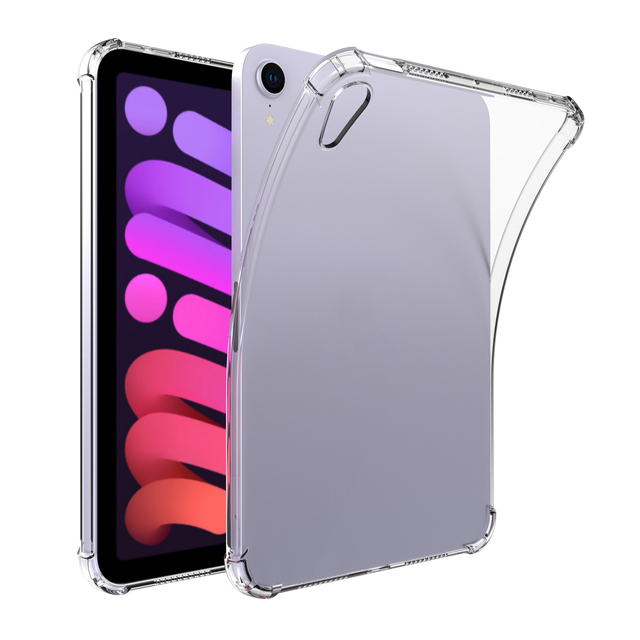 Wholesale 4 Corner Shockproof Soft TPU Case Transparent Clear Cover Tablet Case for iPad Mini 6 8.3inch