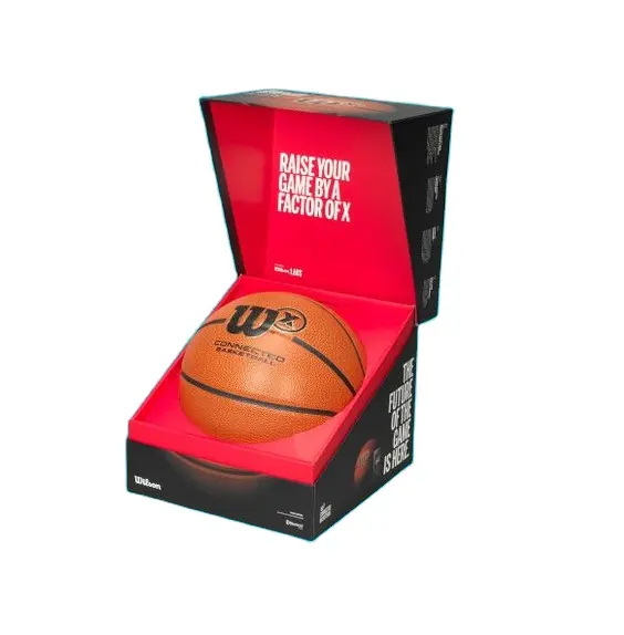 Conception personnalisée Ballon de football en carton Boîte d'emballage de basket-ball pour le basket-ball de football