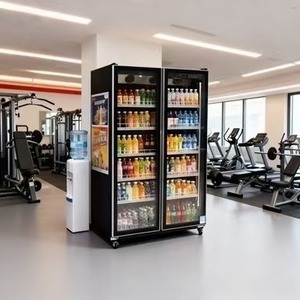 Nevera Comercial <span class=keywords><strong>de</strong></span> Acero Inoxidable <span class=keywords><strong>de</strong></span> Doble Puerta YuYang a <span class=keywords><strong>Precio</strong></span> Ultrabajo, Equipada con Iluminación LED Fría. - Product Image 1