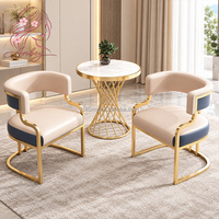 Chaise de salon de manucure moderne de luxe en métal, tabouret de technicien d'onglerie de haute qualité, pour réception, maquillage, salon de beauté, hôtel, bureau