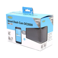 Boîte d'expédition de courrier en carton ondulé imprimé personnalisé avec fenêtre transparente Lamination mate de carton ondulé pliable pour le stockage de l'appareil photo