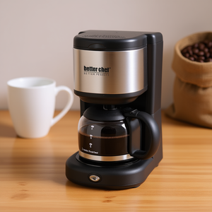 Cafetière électrique à filtre Better Chef 12 tasses en acier inoxydable programmable pour usage domestique - Product Image 2