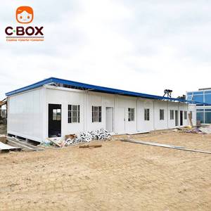 Cbox Prefab 20ft Office Modular Sandwich Panel Dormitory Buildings Office Living <b>Unit</b> Detachable Container House - Product Image 2