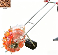 Semoir manuel à maïs et légumes HD, haute productivité, 1 rangée, 12 kg, avec boîte de vitesses à poussée manuelle pour outils agricoles