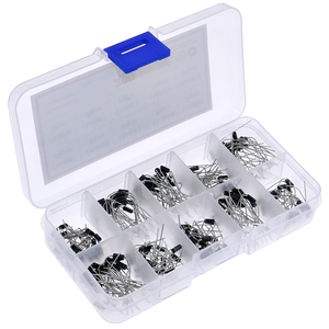 Kit của 200 CHỈNH LƯU điốt 10 loại bao gồm 1n4001-1n4007 và schottky điốt 1n5817-1n5819 cho linh kiện điện tử - Product Image 4