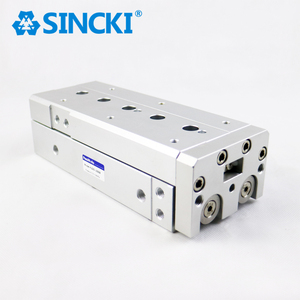 Cilindro Neumático <span class=keywords><strong>de</strong></span> Posicionamiento <span class=keywords><strong>de</strong></span> Doble Acción SINCKI HLS con Mesa Deslizante <span class=keywords><strong>de</strong></span> Precisión Compacta y <span class=keywords><strong>1</strong></span> Año <span class=keywords><strong>de</strong></span> Garantía - Product Image 1