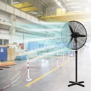 Ventilateur sur pied industriel 18 "à haute vitesse en gros avec base ronde