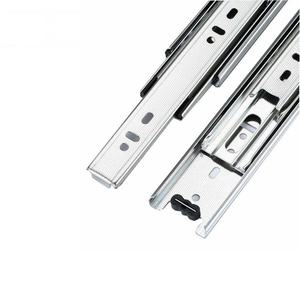 บานเลื่อนลิ้นชักสามชั้นแบบยืดได้อย่างหรูหราพร้อมตลับลูกปืนลูกปืนสำหรับตู้ห้องครัวและอุปกรณ์ล็อคเฟอร์นิเจอร์สำหรับใช้ในยิมกลางแจ้ง - Product Image 6