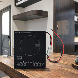 Vente directe d'usine 1200W haute puissance chauffage solaire ménage cuisinière à <span class=keywords><strong>Induction</strong></span> <span class=keywords><strong>pour</strong></span> voiture et RV DC 24-48V <span class=keywords><strong>batterie</strong></span> Source d'alimentation - Product Image 1