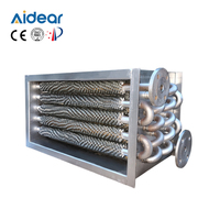 Échangeur de chaleur industriel à tubes à ailettes en acier inoxydable-Bobine convecteur vapeur pour systèmes de séchage Solution thermique à haut rendement