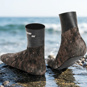 SARAGO Camo <b>Brown</b> 3mm M Water Booties & <b>Socks</b> - Product Image 3
