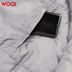 Saco de dormir Woqi Mummy de nailon para 3 estaciones, cálido, transpirable, portátil, para acampar al aire libre, para adultos, color gris. - Product Image 1