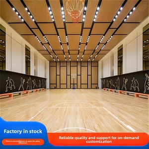 Suelo Deportivo de Madera Maciza de Arce de 22 mm Resistente a la Humedad para Baloncesto, Gimnasio, Pista de Bádminton Interior, Estudio de Danza, Fabricante - Product Image 3
