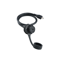 Connecteur Micro USB anti-poussière, connecteur et prise femelle à baïonnette, étanche IP67 pour équipement extérieur