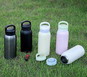 2026 Luxury Stainless Steel Water Bottle with Handle Wholesale Custom Logo Insulated Vacuum Flask Sports Gym Bottle Metal Flask - Product Image 5